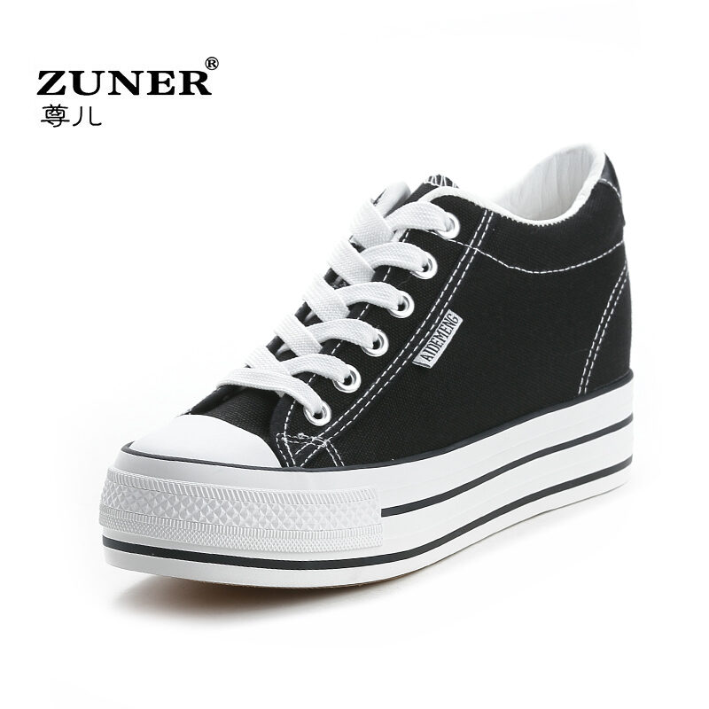 Good Goods 2022 Spring New Thick-Soled Canvas Shoes Women's Shoes Korean-Style Students' White Shoes Casual Shoes All-Match Cloth Shoes