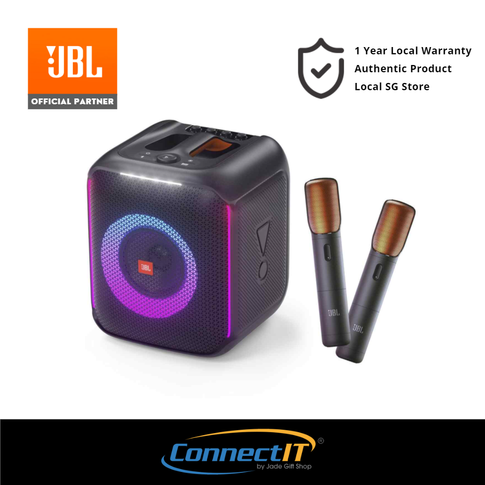 JBL Partybox Encore Portable Party Speaker - 2 Wireless Mic - Built-in lightshow - Splash proof (1 Year Local Warranty)