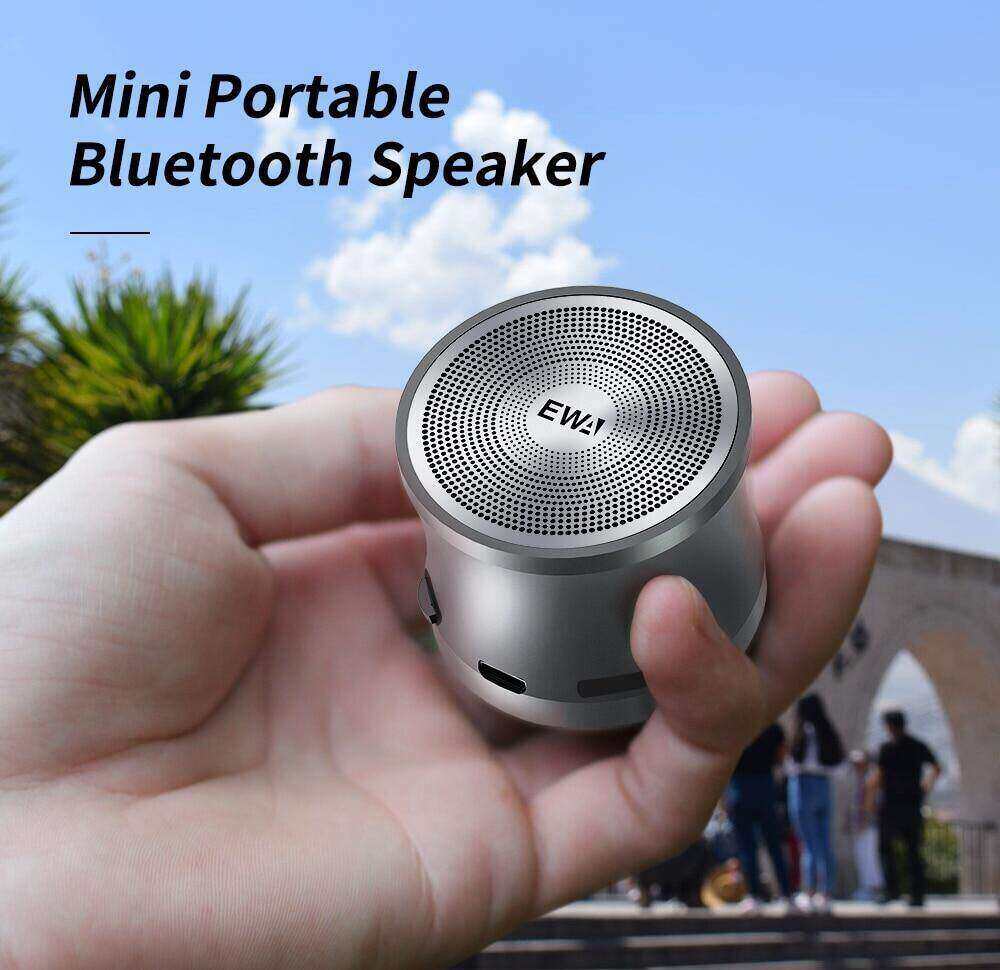 EWA A109Mini Wireless Bluetooth Speaker Big Sound & Bass Support MicroSD Card Portable Loud Speakers Include Case for Cycling, Hiking,Climbe mountains