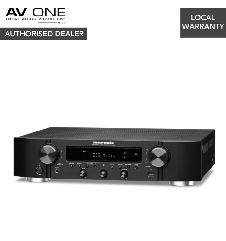 Marantz NR1200 Slim Stereo Network Receiver w/ HEOS Built-in - AV One Authorized Dealer/Official Product/Warranty