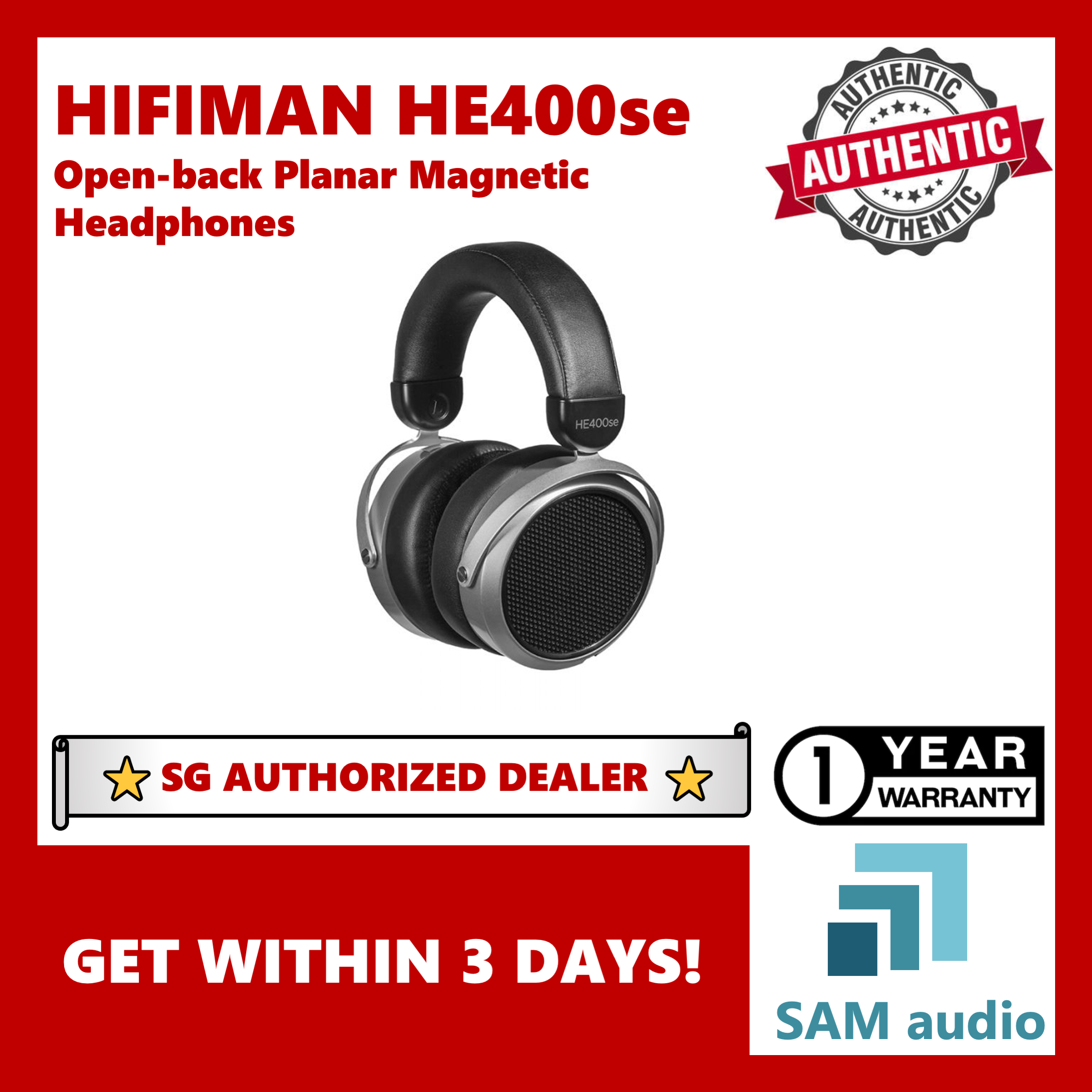 [?SG] HiFiMan HE400se - Open-back Planar Headphones