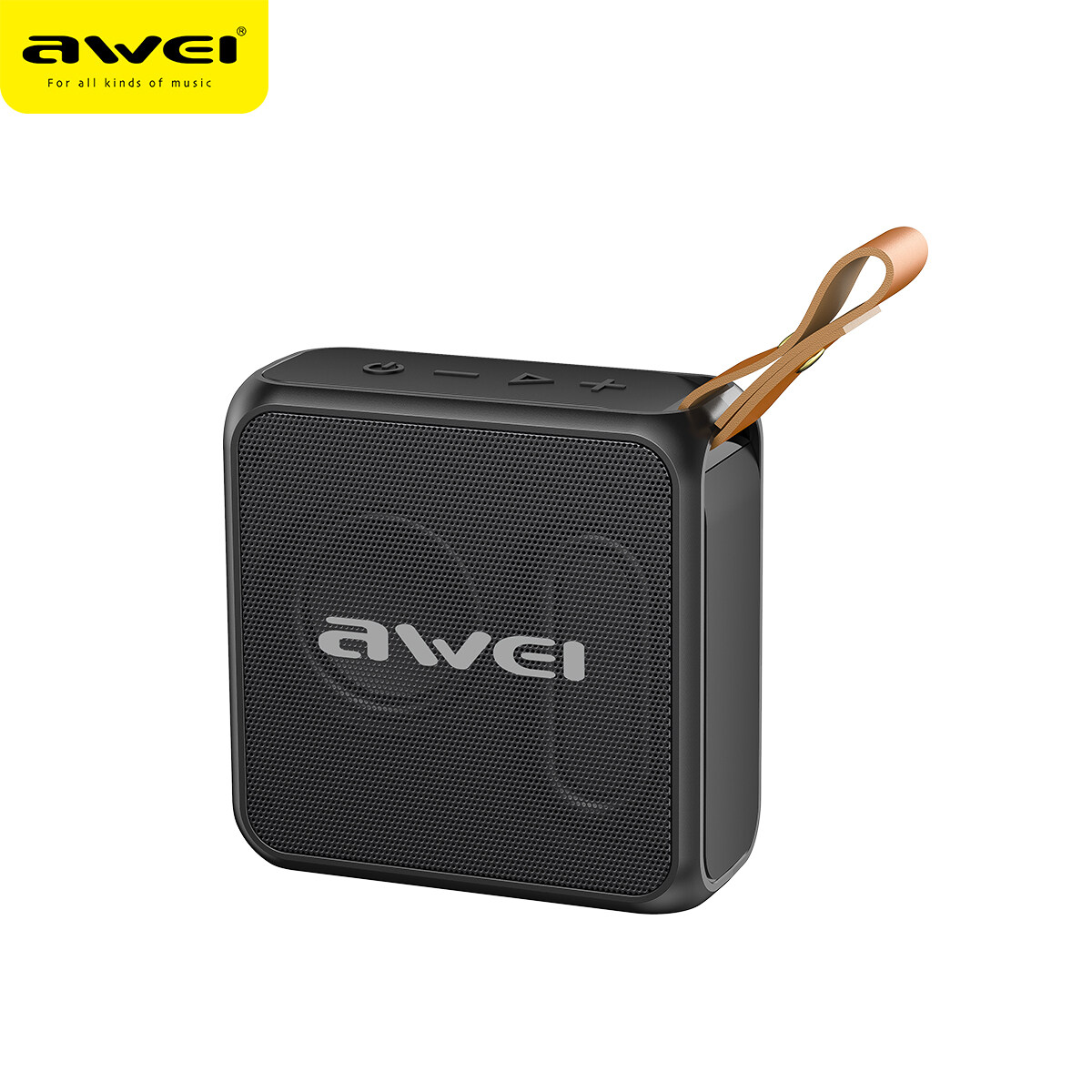Awei Y119 Mini Portable Outdoor Wireless Speaker With TWS Function and Superior Bass Sound IPX6 Waterproof Superior Bass Quality Excellent Sound Quality