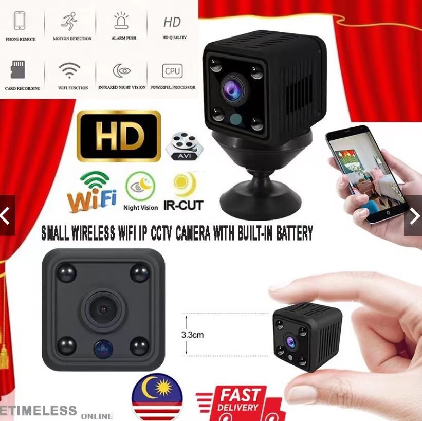 [1080P HD] Original cctv camera for home wireless 1080p hd ip camera connect to cellphone Mini cameras spy hidden Wireless WIFI IP Camera Night Vision Mini Camcorders Kits for Home Security CCTV