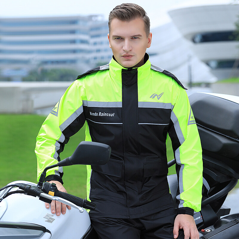 [Kendo] Raincoat Hidden Boot Cover Raincoat Set Rain Coat Rainsuit Baju Hujan Motorcycle Bike Bicycle Outdoor Waterproof Rain Jacket Jaket Hujan