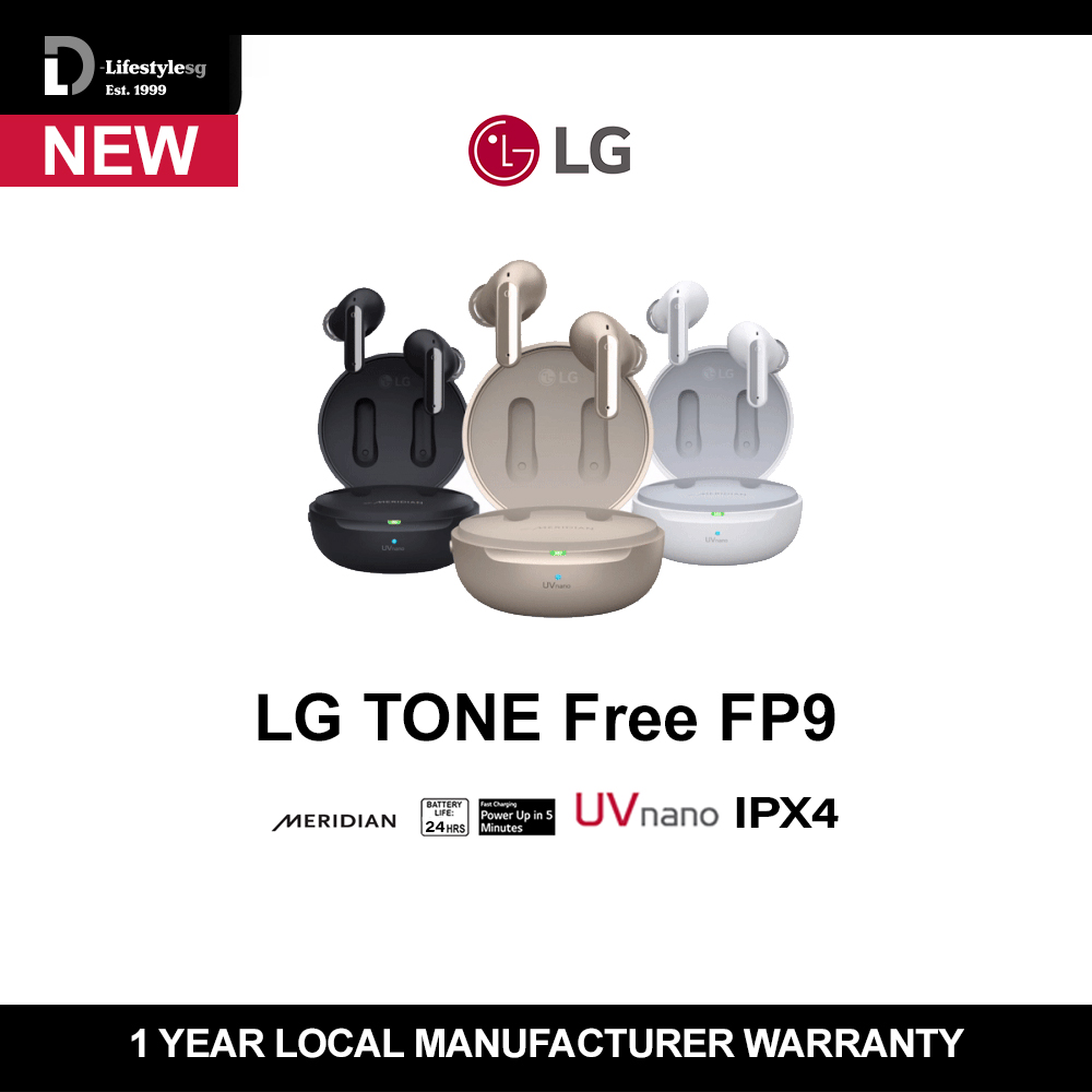 LG TONE Free FP9 + Free Macaron Casing worth $19.90