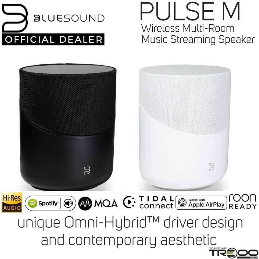 Bluesound PULSE M Multi-Room Wireless Bluetooth/WiFi/Ethernet Desktop Speaker