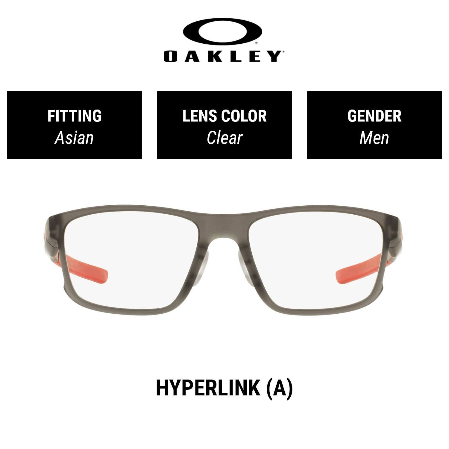 Oakley Hyperlink  OX8051 805103  Men Asian Fitting  Glasses  Size 54mm