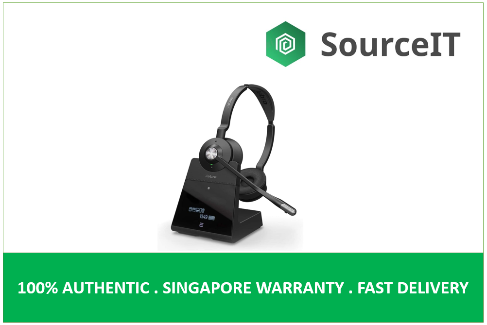 Jabra Engage 65 Professional Wireless Noise Cancelling Headset With Charging Base - 2 Years Local Warranty
