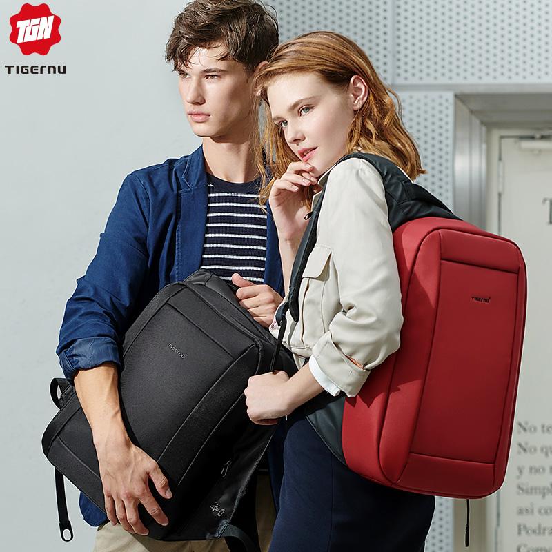 Tigernu Waterproof Nylon 15.6 inch Laptop Bag fashion korea unisex bag for women Men backpack  school bag T-B3599