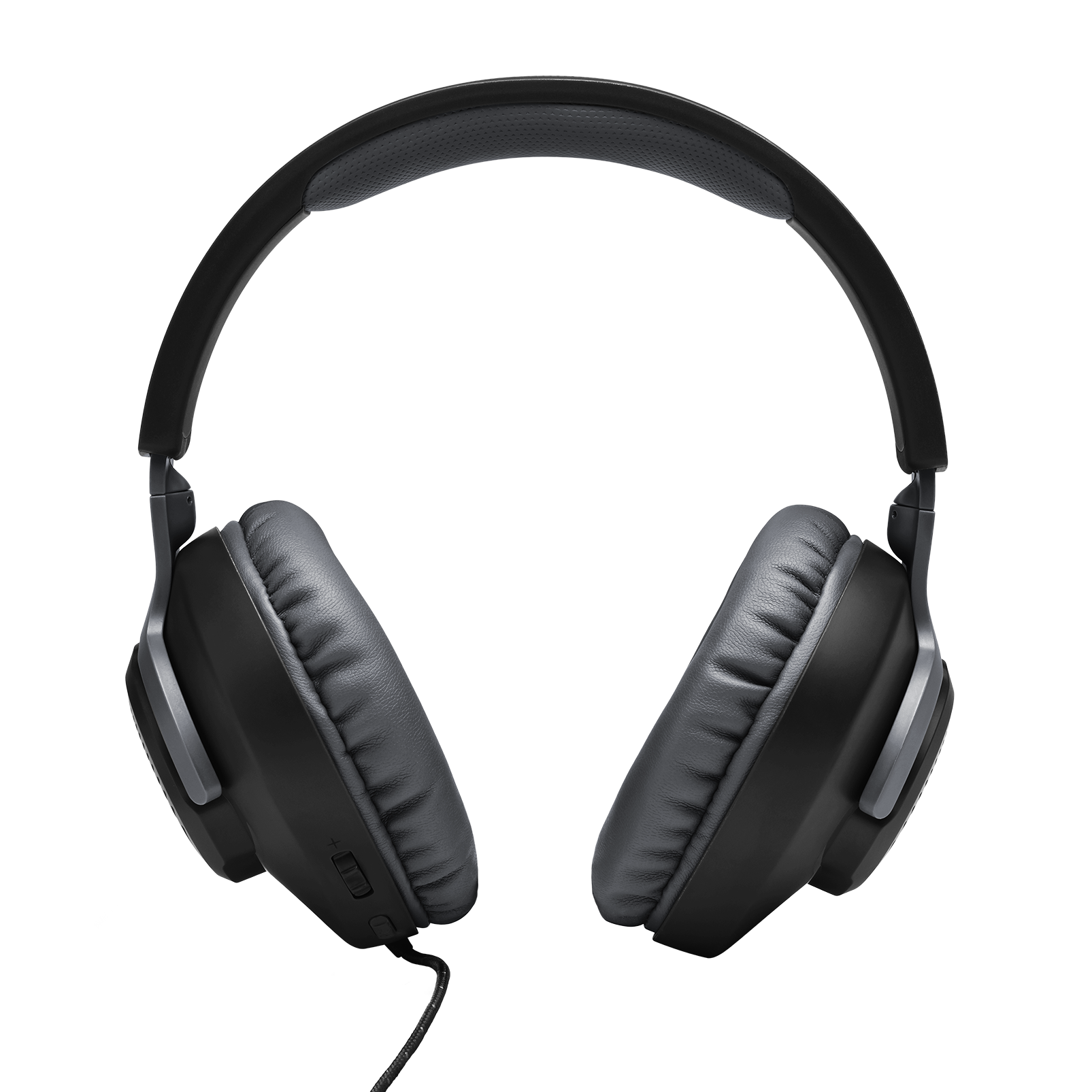 JBL Quantum 100 Wired over-ear gaming headset with flip-up mic