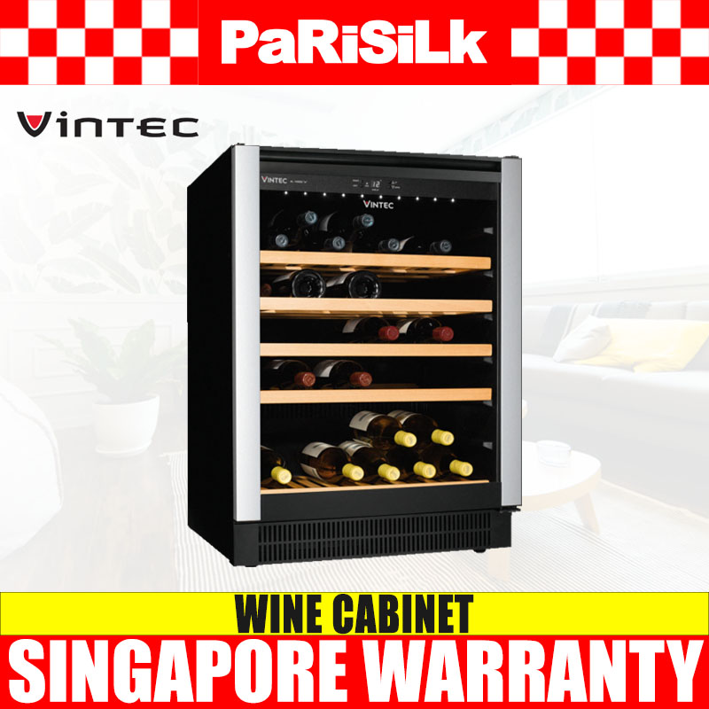 (Bulky) Vintec VWS050SAA-X 50 Bottle Single-Zone Wine Cabinet