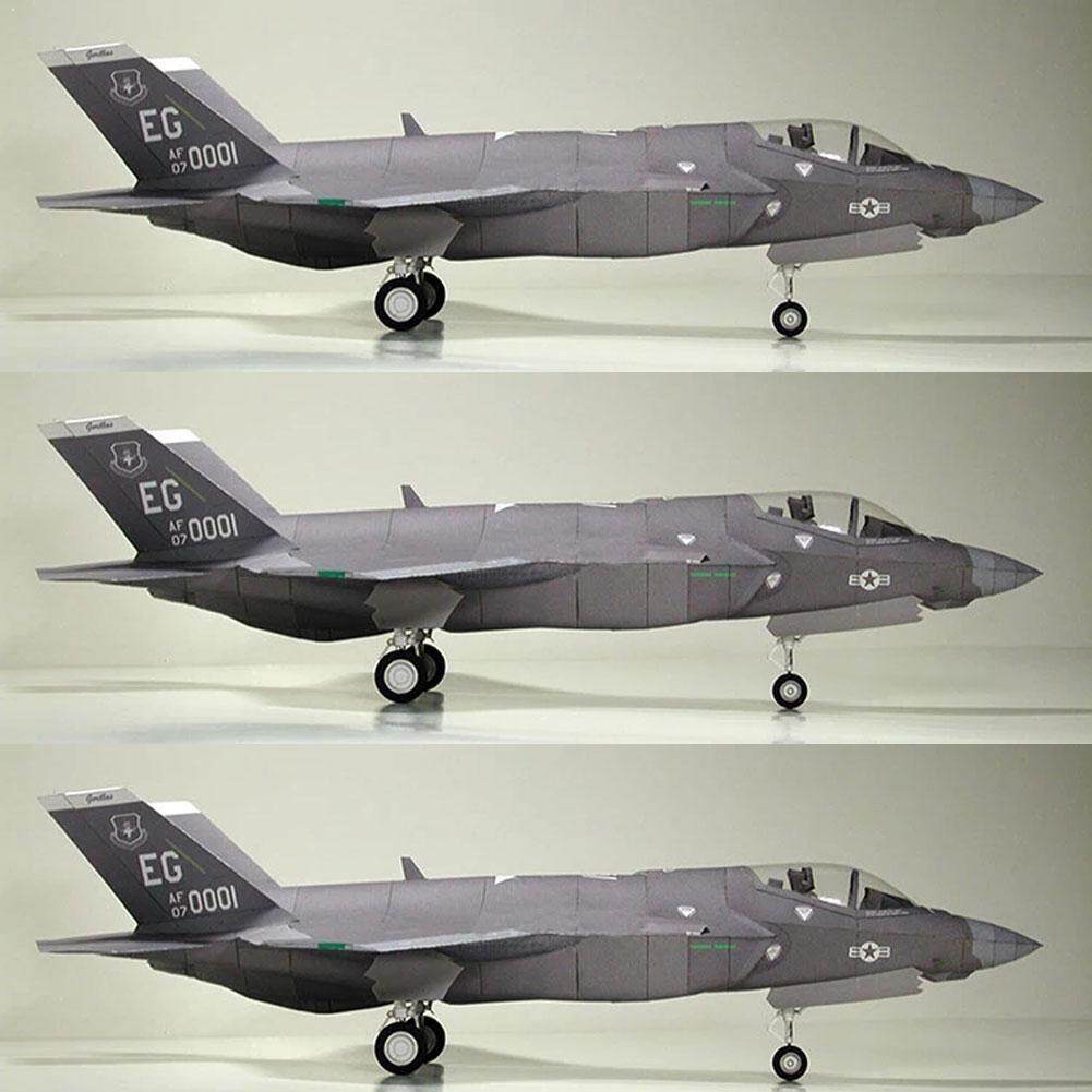 F-35 Aircraft Model 1:33 Fighter Jets Diecast Metal Collection Toys Model For Military Toy Plane Model Fan Airplane H3O4