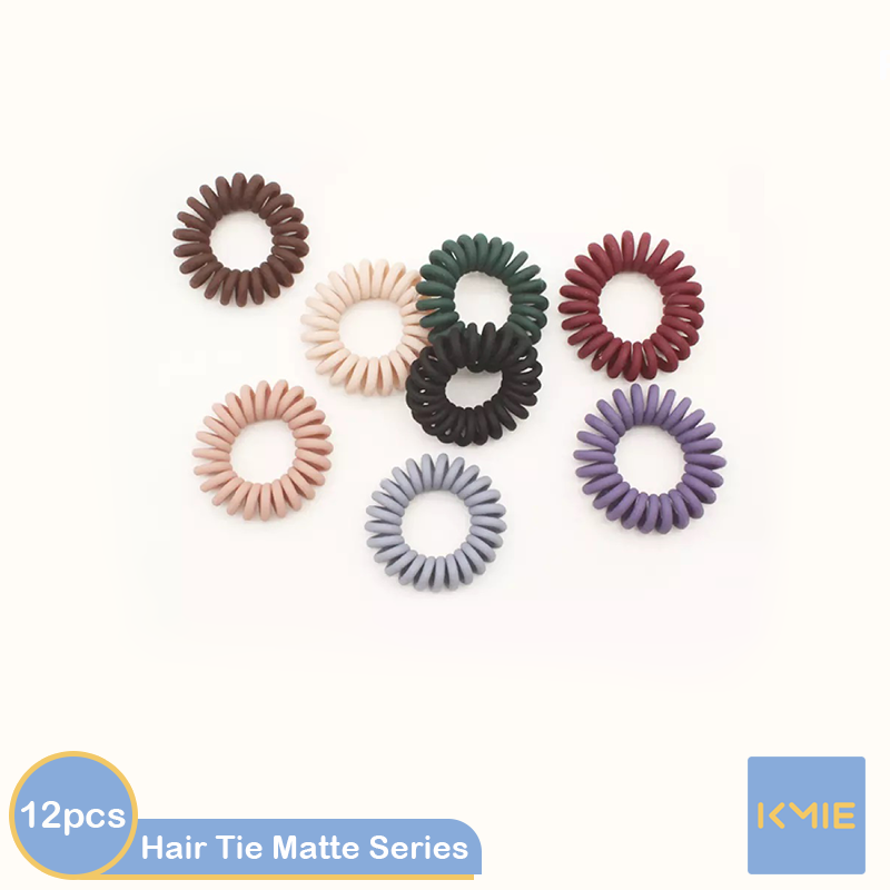 Matte Series Telephone Cord Hair Tie Wire * Hairband * Hair Ring Band * 7Colours Available