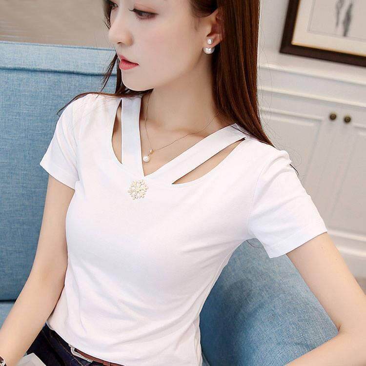 Short-Sleeved T-Shirt 2019 New Summer Loose Half-Sleeved Shirt Women's Clothing