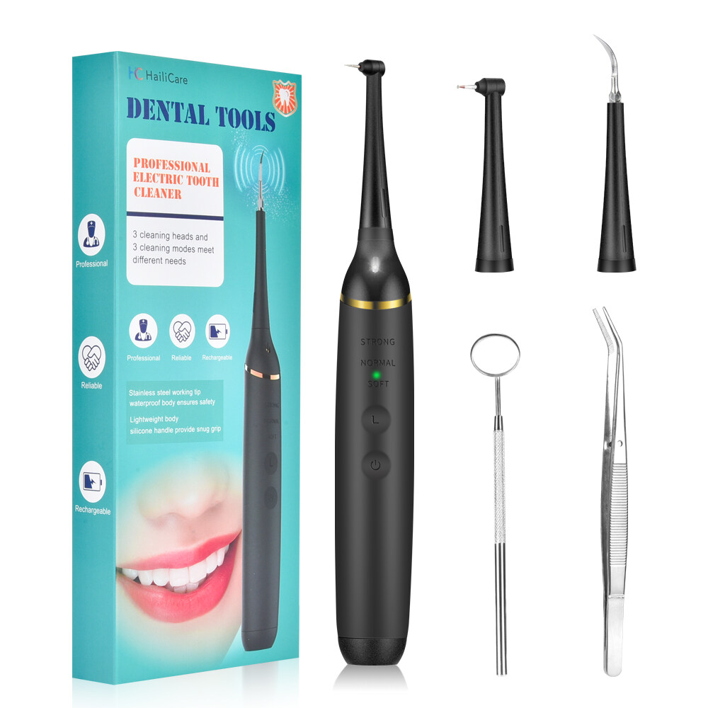 PASTSKY Ultrasonic Electric Dental Scaler Calculus Remover Tartar Scaler Scraper Tooth Cleaner