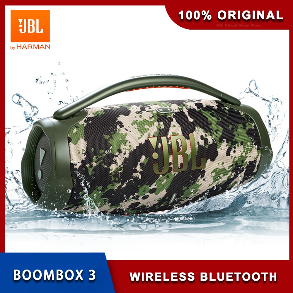 FOR JBL Boombox 3 Portable Wireless Bluetooth Speaker IPX7 Boom Box Waterproof Loudspeaker Dynamics Music Subwoofer Outdoor Stereo