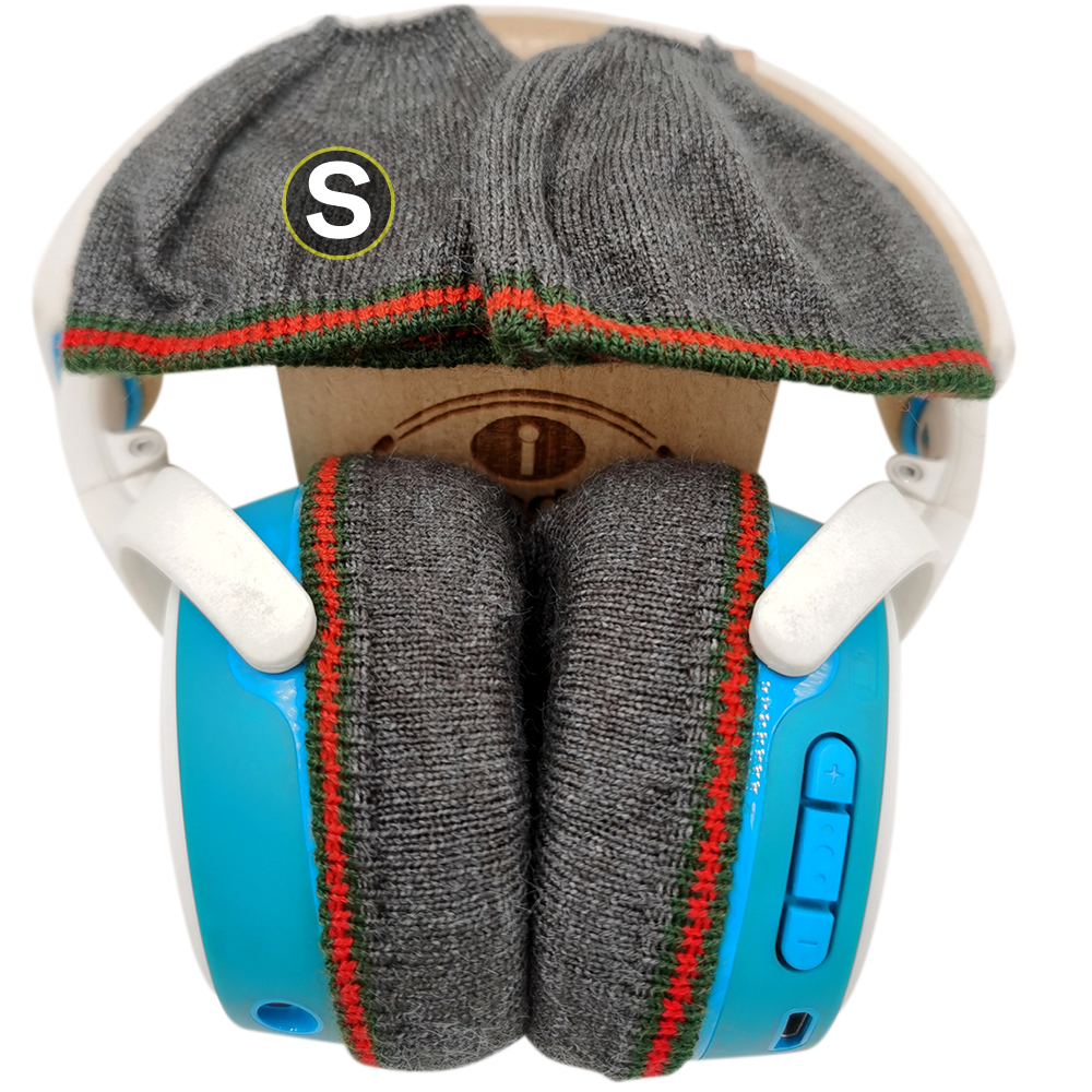 misodiko Stretchable Knit Fabric Earpads Covers for Solo 3, Solo 2, Solo HD, MIXR, EP/ OE2 OE2i, QC3/ Skullcandy Grind, Uproar, Riff/ MDR -V150 -V200 -V250/ T500BT ,T450BT/ Momentum 1.0 2.0 HD1 On-Ear