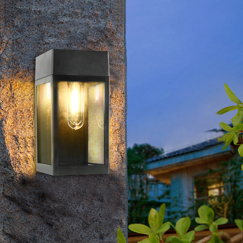 JeeYee Outdoor Solar LED Wall Light Outdoor Waterproof Garden Solar Wall Lamp Garden Atmosphere Decoration Patio Outdoor Courtyard Patio Lights
