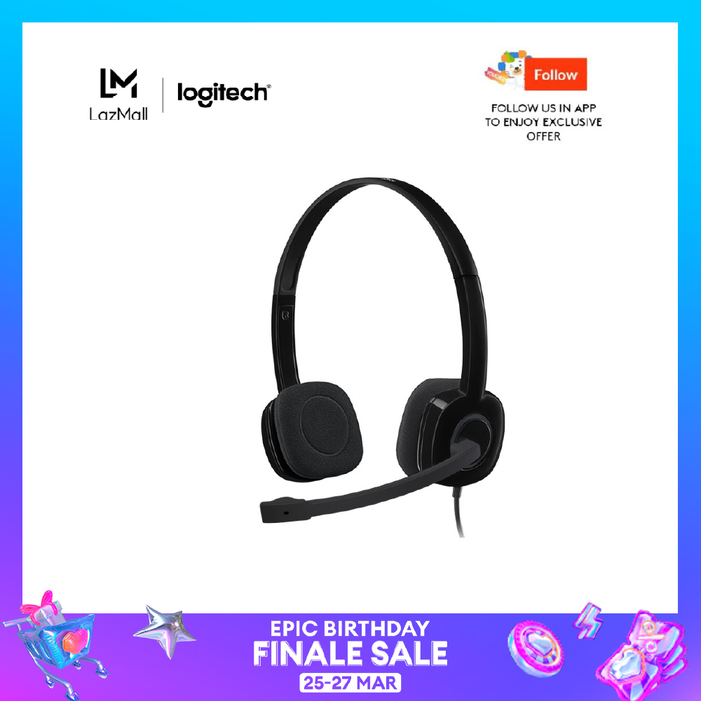 Logitech H151 Stereo Headset with Noise-Cancelling Mic