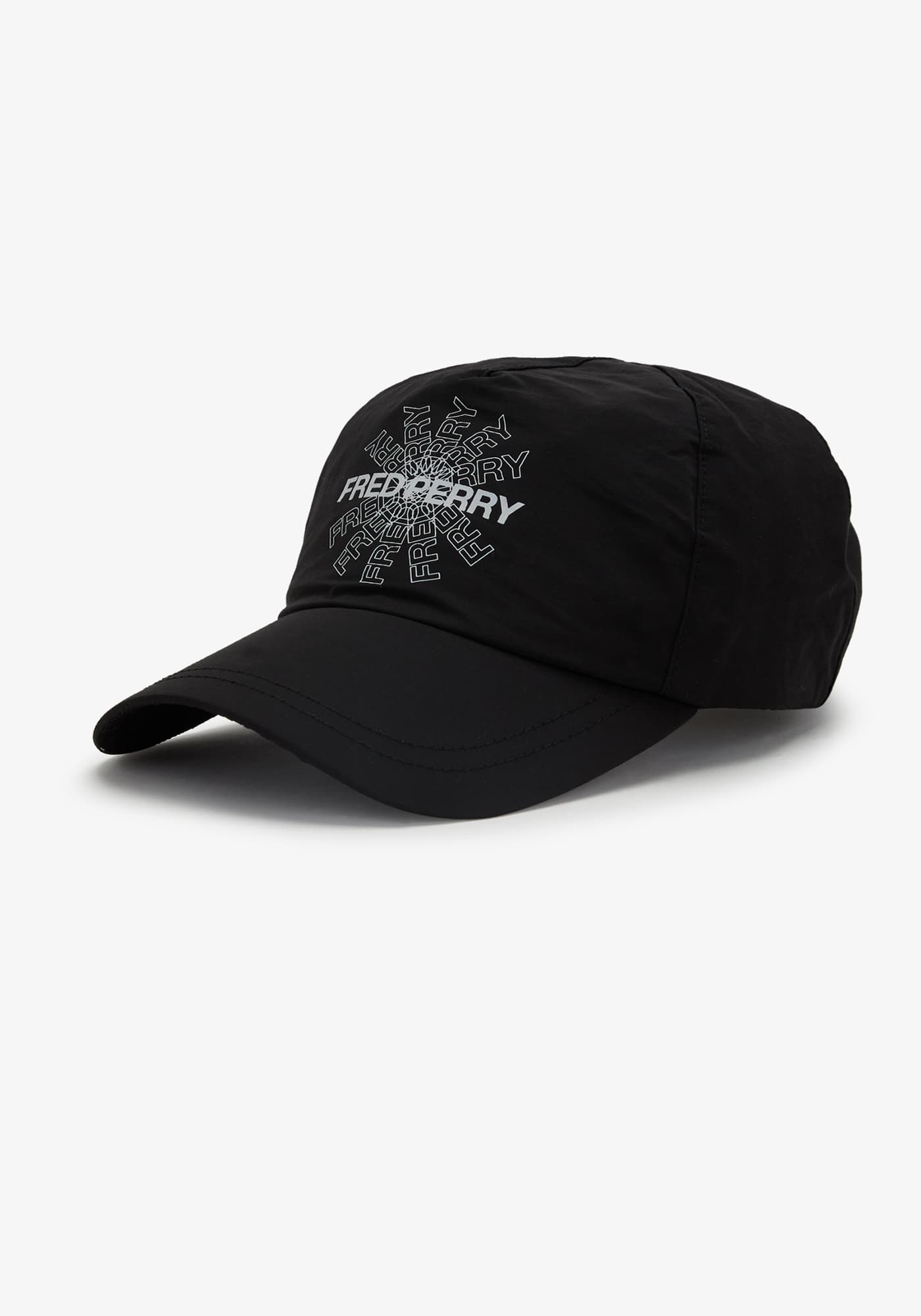 Fred Perry HW3656 Graphic Print Cap (Black)