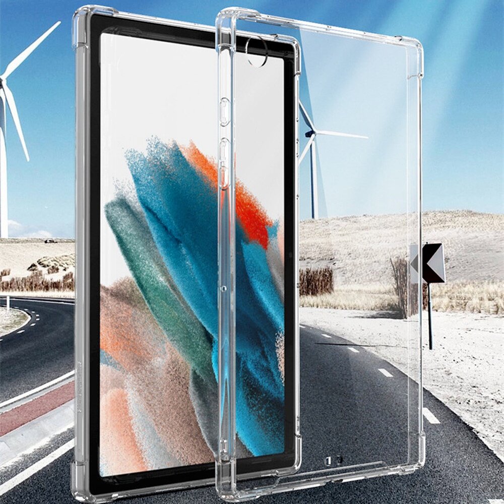 For Samsung Galaxy Tab A8 10.5 2021 SM-X200 SM-X205 Case TPU Silicone Airbag Cover Transparent for Tab A8 SM-X200 X205