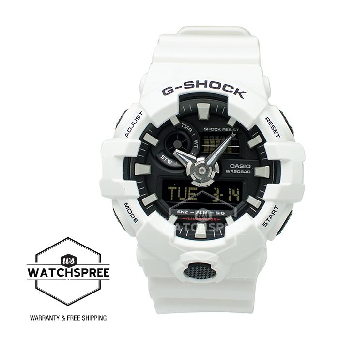 [Watchspree] Casio G-Shock New GA-700 Series White Resin Band Watch GA700-7A GA-700-7A