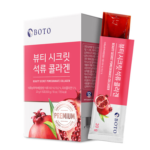 [BOTO]Beauty Secret Pomegranate Collagen Jelly Stick (15 sticks)