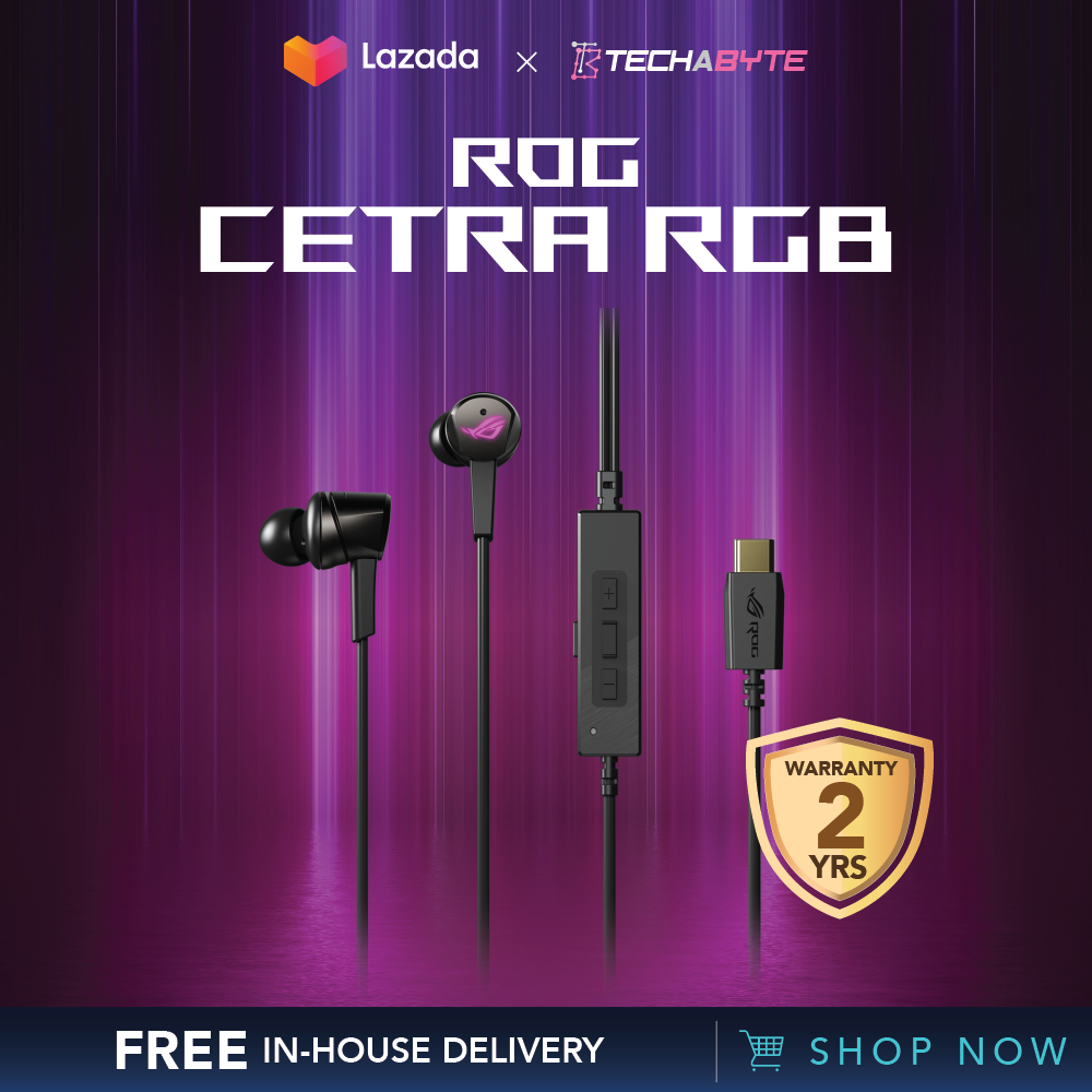 ASUS ROG Cetra RGB Gaming Earphone