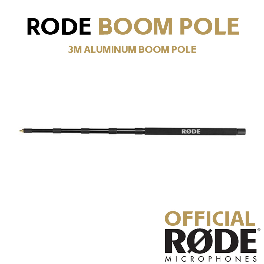 Rode Boom Pole Aluminum 3metres for Boom Microphones