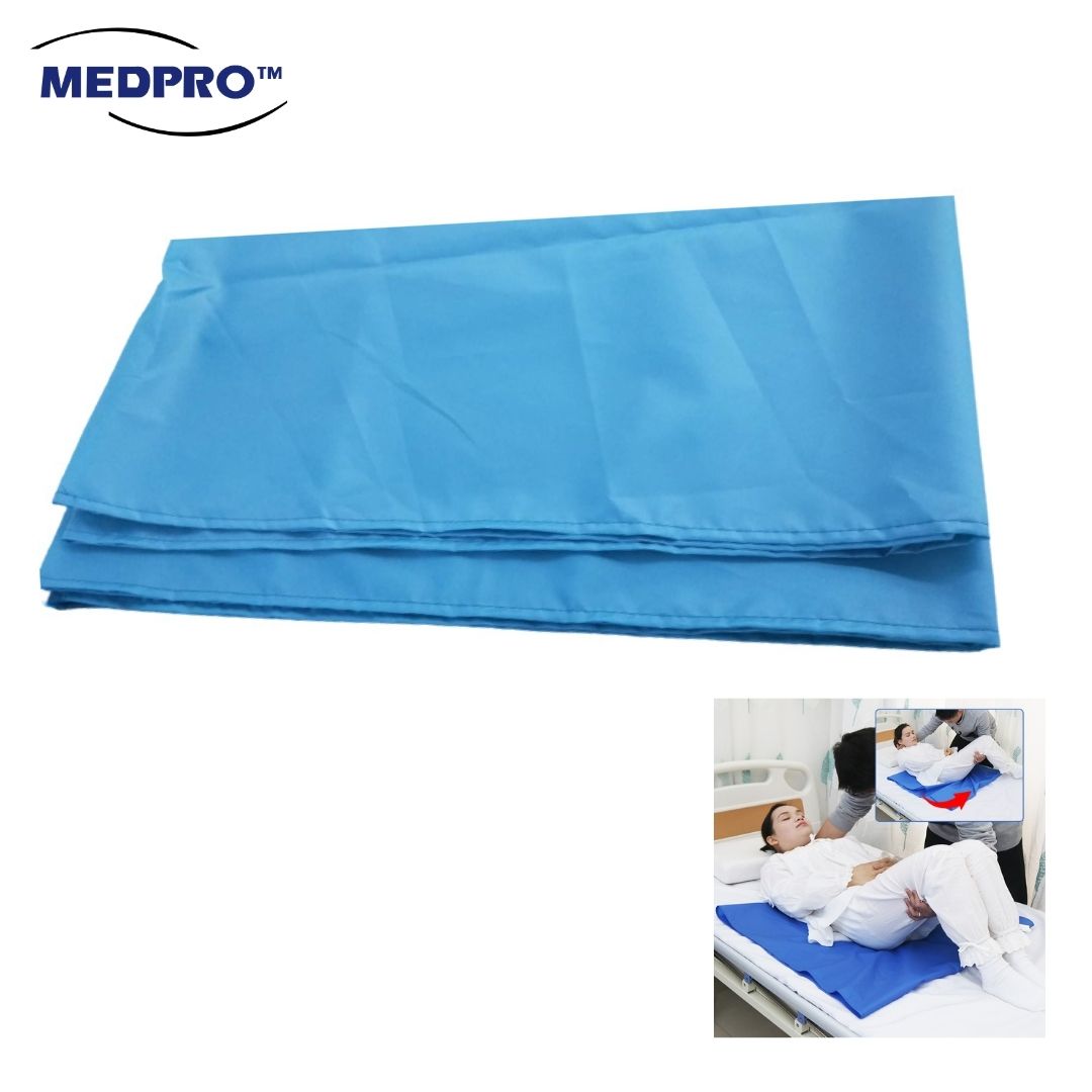 MEDPRO™ Tubular Slide Sheet Easy Transfer Patient Bed Slide Sheet Waterproof in Teal Blue