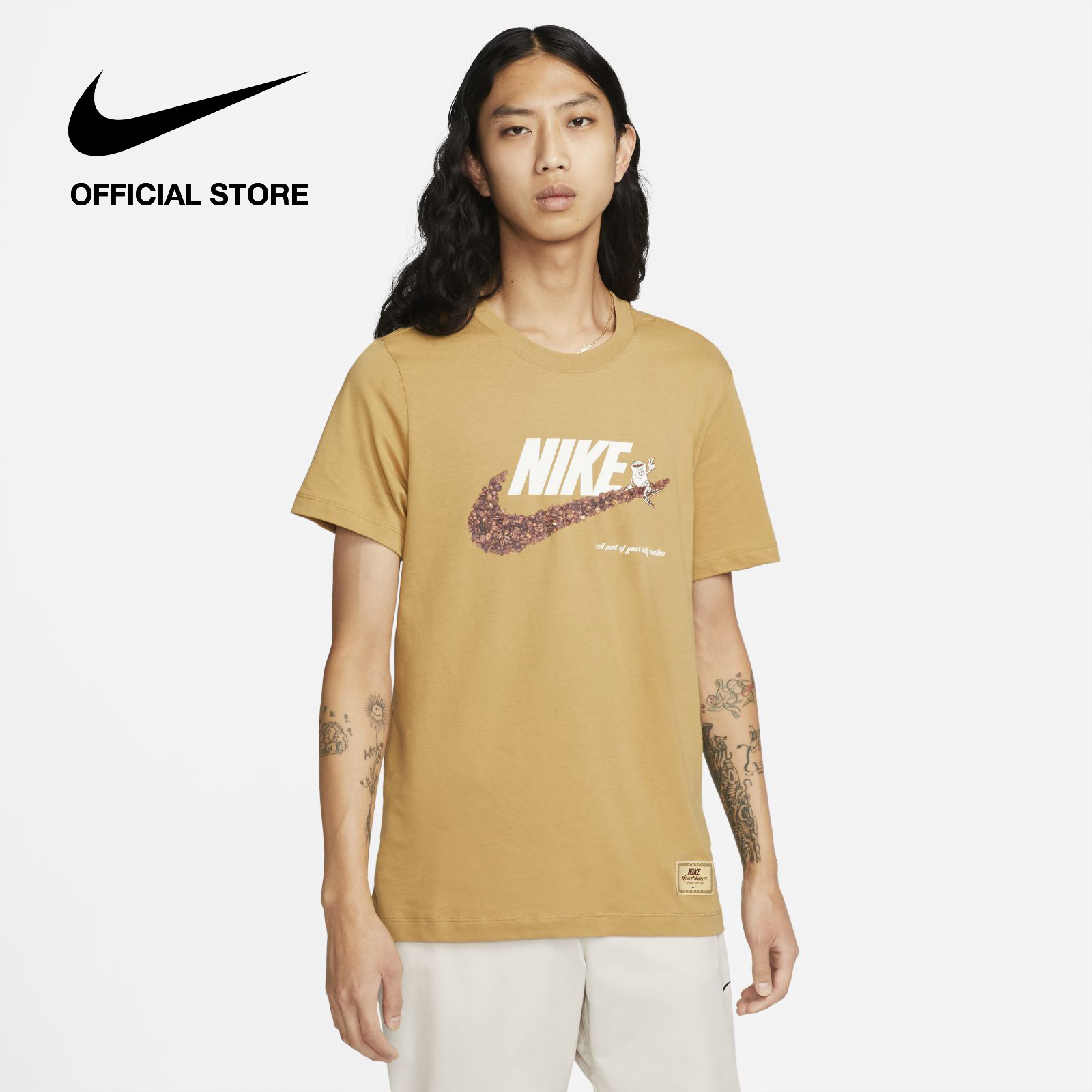 Nike Men's Sportswear SI Beans T-Shirt - Elemental Gold