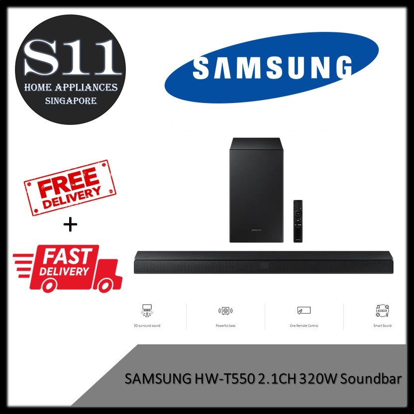 SAMSUNG HW-T550 2.1CH 320W Soundbar + Free Delivery