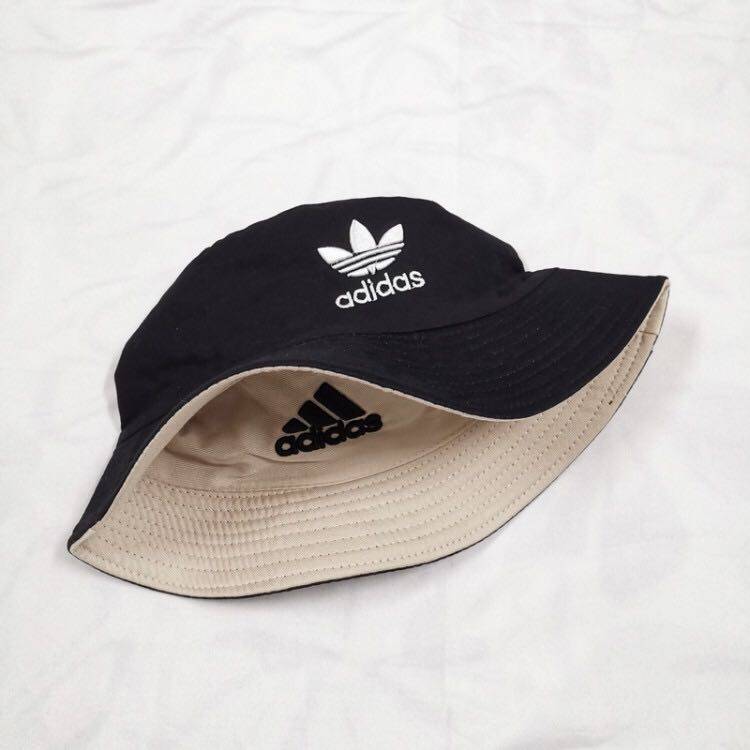 【Ready Stock】Original Authentic Bucket Hat 100% Cotton Double Sided Bucket Hat Unisex Fashion Bob Cap Hip Hop Cap Hat Men Summer Fishing Caps