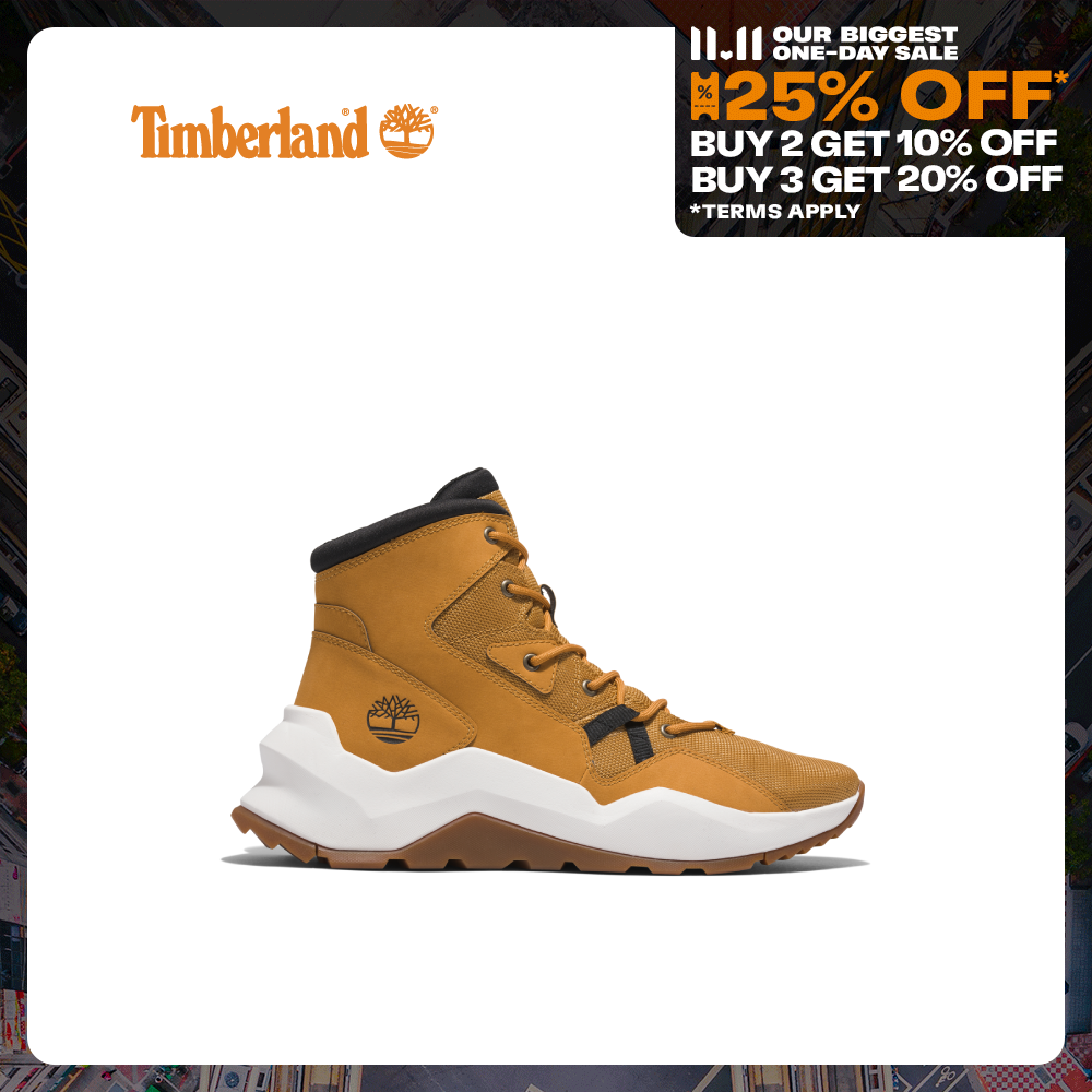 Timberland Men's Newbury Edge Sneaker Boots Wheat Wide