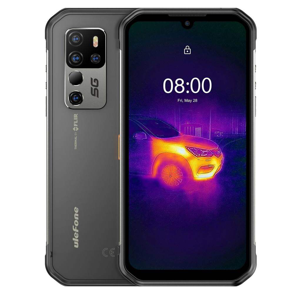 （Official shop）Ulefone Armor 11T 5G Rugged Phone, Thermal Imaging Camera, 8GB+256GB, Quad Back Cameras, IP68/IP69K Waterproof Dustproof Shockproof, Face ID & Fingerprint Identification, 5200mAh, 6.1 i