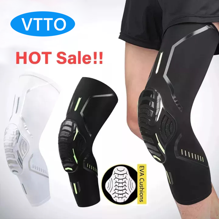 VTTO Sports Crashproof Knee Pad Elbow Brace Compression Arm Leg Sleeves Protectors Outdoor Basketball Football Bicycle Support Guard