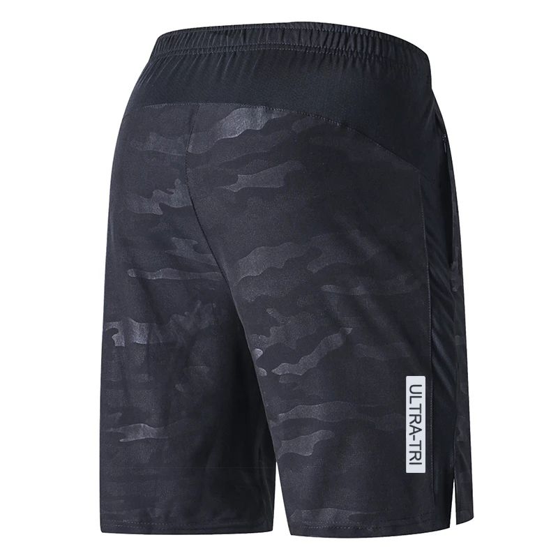 Running Shorts Men Quick Dry Sports Jogging Fitness Light-reflective Short Pant