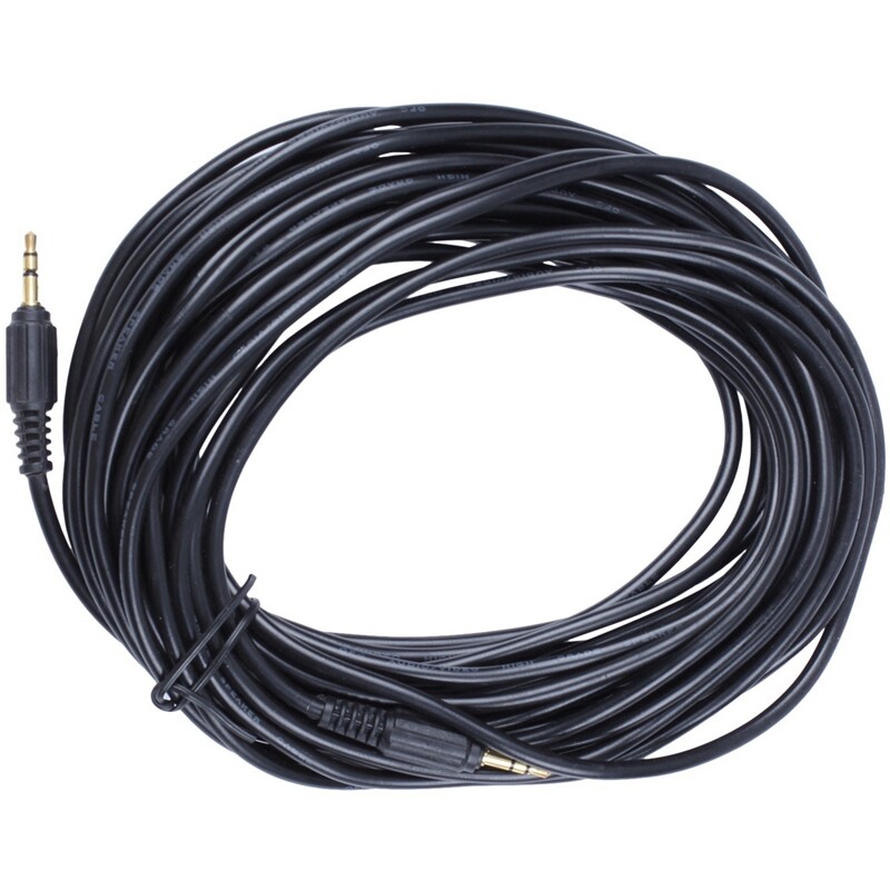 3.5mm Stereo Jack Plug Male to Male Cable with Gold Plated Connectors Cable Tie (10m)