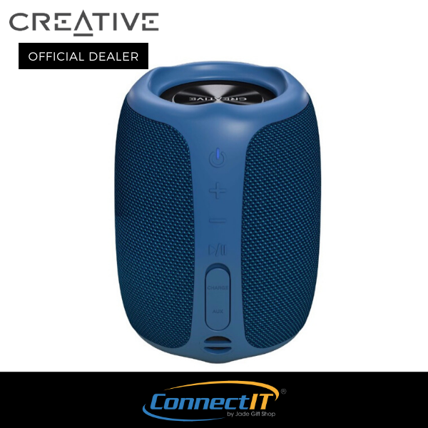 Creative MUVO Play Portable and Waterproof Bluetooth 5.0 Speaker for Outdoors with Stereo Wireless Link