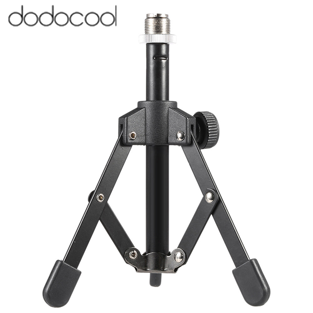dodocool MS-12 Mini Foldable Desktop Tabletop Tripod Microphone Mic Stand Holder