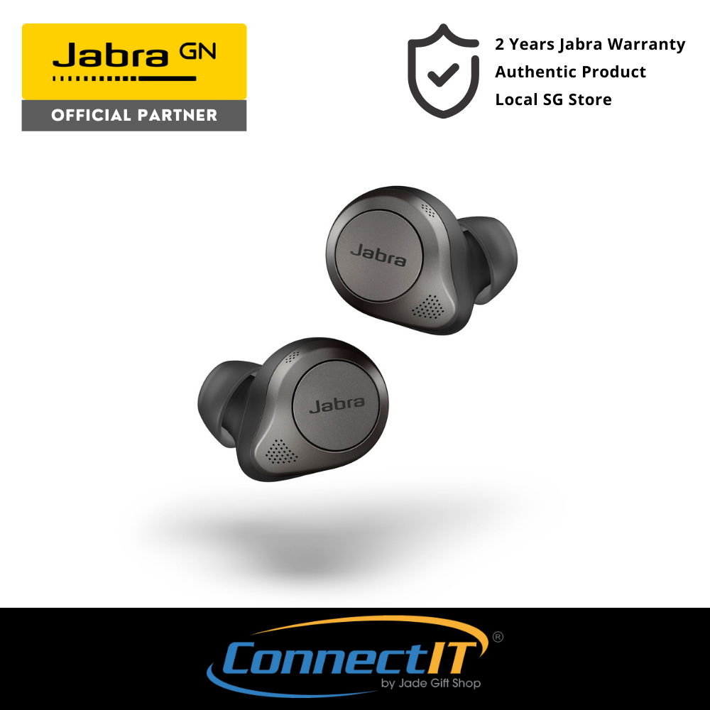 Jabra Elite 85T Truly Wireless Bluetooth 5.1 Earbuds With Active Noise Cancellation (2 Years Local Warranty)