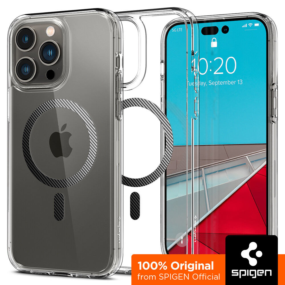 SPIGEN Case for iPhone 14 Pro Series [Ultra Hybrid Mag Fit] Keep its Own Clarity with Durable Protection, for MagSafe / iPhone 14 Pro Max Case / iPhone 14 Pro Casing