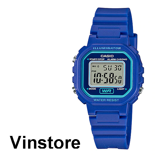 [Vinstore] Casio LA-20WH Small Blue Resin Band LED Digital Kids Women Watch LA20WH-2A LA-20WH-2A LA20WH-2
