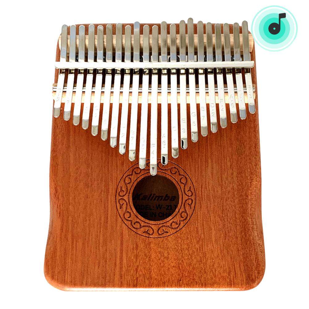 Mahogany 21 Key Kalimba Thumb Piano Mbira Musical Instrument for Beginners