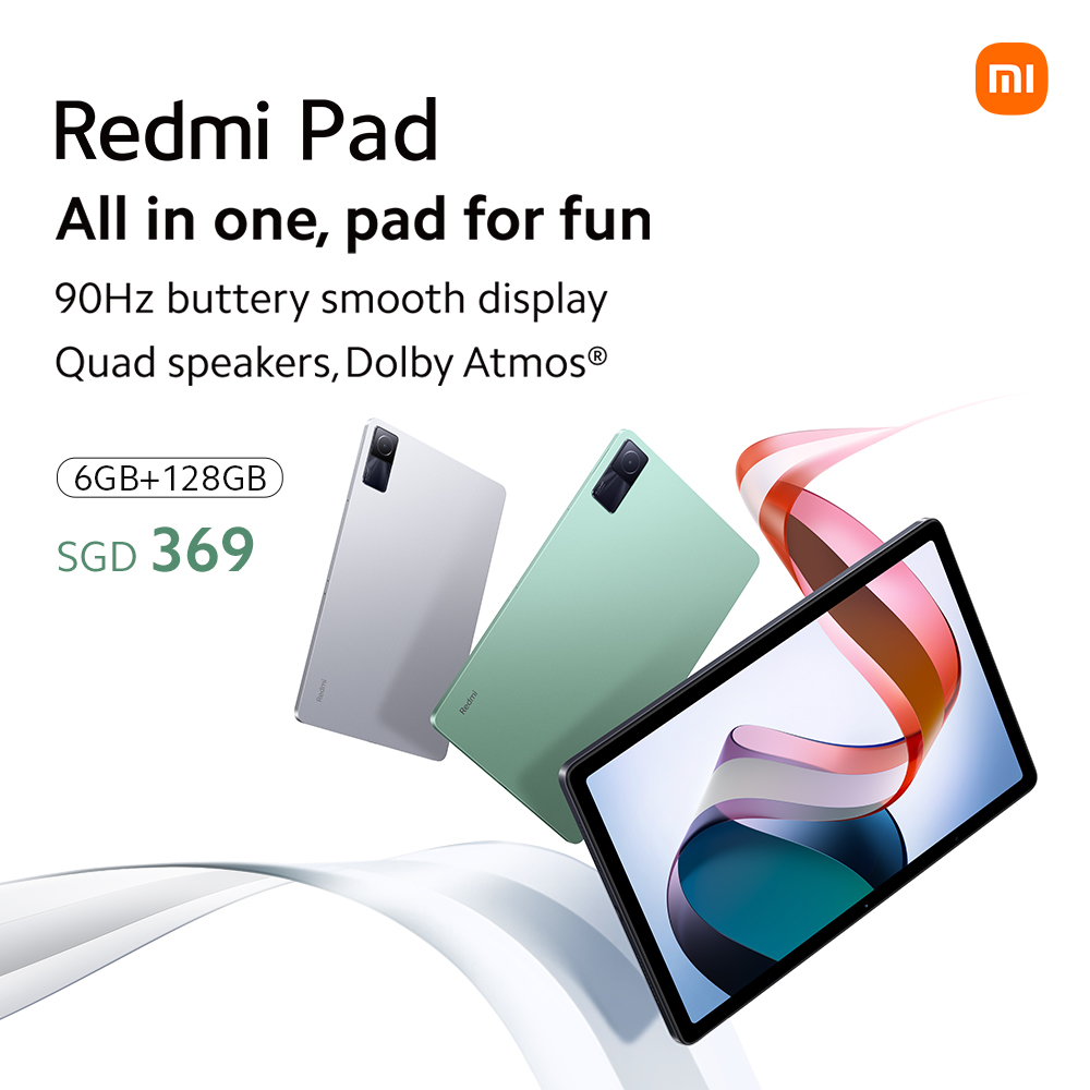 New Arrival-Redmi Pad (6GB+128GB)