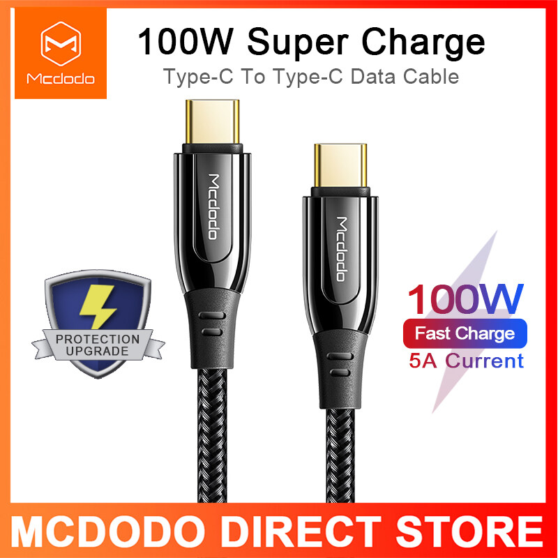 Mcdodo PD 100W USB C to Type-c cable Super fast charging Type-c data cable is suitable for Samsung, Huawei, Xiaomi notebook Macbook