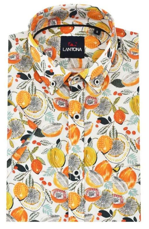 Lantona Short Sleeved Shirt LMH2 FU3 034 YE