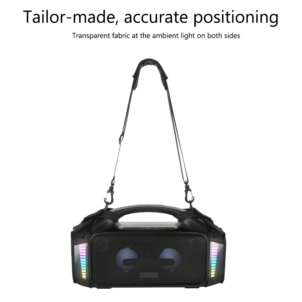 Fall-proof Carrying Strap Case Nylon Travel Protective Case with Adjustable Shoulder Strap Accessories for Tribit StormBox Blast