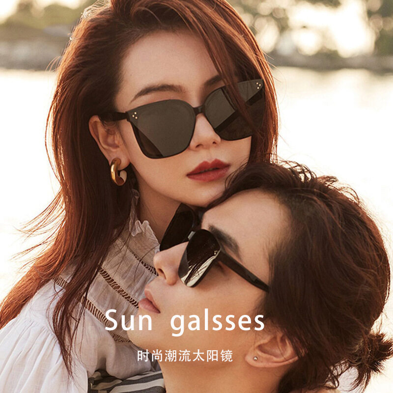 Nanas Gentl Monster Sunglasses for Women for Men/ GM Aesthetic/ Korean Black Oversized Shades for Women for Men with UV Protection/ Sun Glasses for Unisex Her dreamer 17 GM001