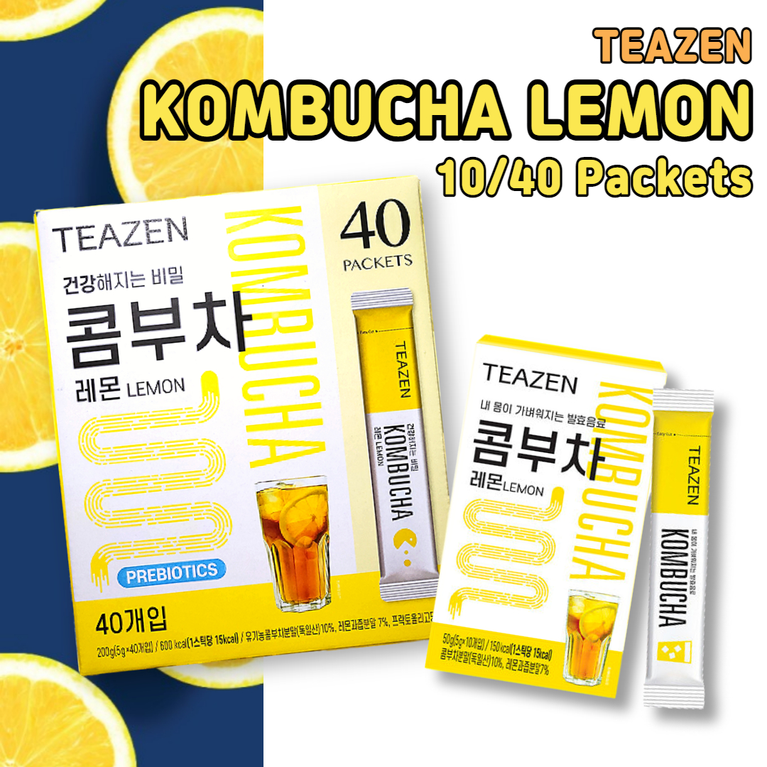 TEAZEN Kombucha Lemon 10P / 40P BTS Jungkook Lemon Tea